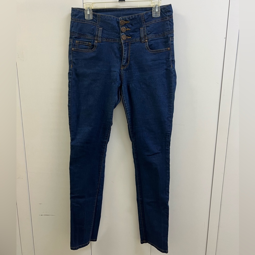 Like New Wax Jean Stretchy Juniors High Waisted Jeans with Pockets
